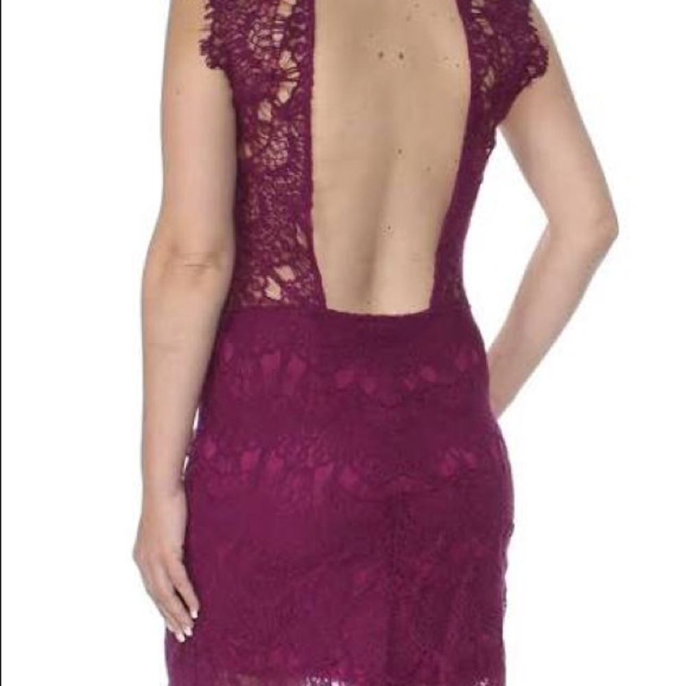 FREE PEOPLE coral orange lace Dress, size S - Picture 2 of 6